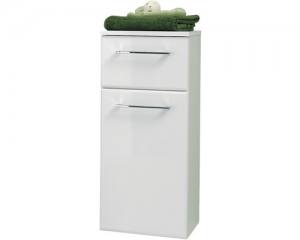 Stojąca szafka biała połysk do łazienki PELIPAL seria Seo szerokość 30 cm TOP