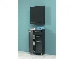 Szafka do łazienki stojąca antracyt Mainz 100,5 cm x 60 cm x 33 cm