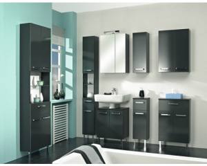 Szafka do łazienki stojąca antracyt  Mainz szer. 25 cm