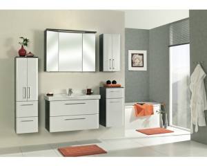 Szafka do łazienki stojąca midi biała grafit Pelipal seria Sera 123 cm x 35 cm x 33 cm TOP