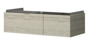 Szafka podumywalkowa wisząca  Avril 100 cm dąb bielony bez blatu