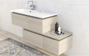 Szafka podumywalkowa wisząca  Avril 100 cm dąb bielony