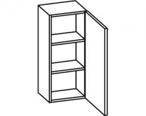 Wisząca szafka biała z połyskiem do łazienki PELIPAL seria Piolo szerokość 30 cm TOP