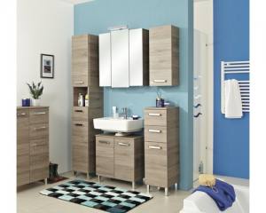 Wisząca szafka łazienkowa Offenbach dąb  szerokość 30 cm