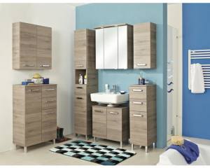 Wisząca szafka łazienkowa Offenbach dąb wysokość 70 cm szerokość 60 cm