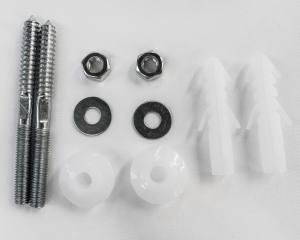 Umywalka wisząca ścienna okrągła 40 x 42 x 45 cm - biała matowa z otworem na baterię