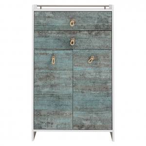 Szafka łazienkowa stojąca Sailor 33 x 65 x 114 cm, biały, patyna