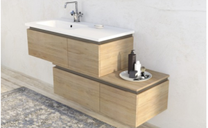 Szafka podumywalkowa wisząca  Avril 100 cm Dąb tytoniowy