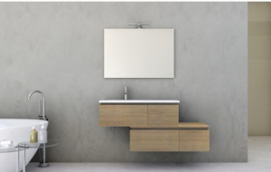 Szafka podumywalkowa wisząca  Avril 100 cm Dąb tytoniowy