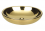 Umywalka nablatowa owalna 50 x 38 cm złota