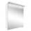 Wisząca szafka lustrzana LED Linda 50 x 67,2 cm biała